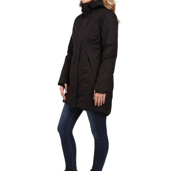 The North Face Crestmont black parka coat XS NWT - Picture 3 of 14